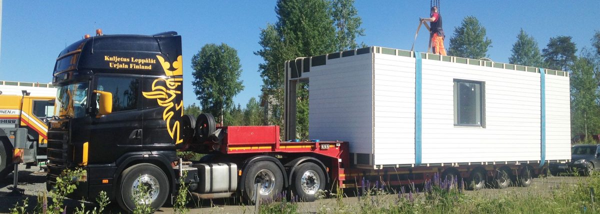 Taloelementtien kuljetus - Kuljetus Leppälät